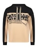 Betty Barclay Sweatshirt mit Stehkragen in Patch Beige/Black