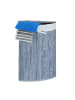 relaxdays 2 x Eckwäschekorb in Grau - (B)49,5 x (H)65 x (T)37 cm