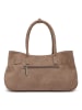 Tamaris TAS Melina Schultertasche Leder 39 cm in darktaupe