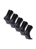 DANISH ENDURANCE Wandersocken Classic Hiking Crew in black grey