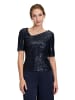 Vera Mont Pailletten-Top mit Glanzeffekt in Night Sky