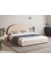 Beliani Doppelbett VAUCLUSE in Beige - (W) 194 x (H) 112 x (L) 214 cm