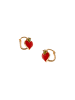 myMo Women Multi-Chain Necklace in Red Yellow