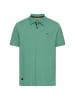 Camel Active Poloshirt mit Kontrastdetails in Lagunengrün