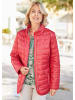 GOLDNER Leichte Steppjacke mit vielen Details in koralle
