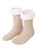 tectake Flauschsocken, Dickes Innenfutter und breiter Rand aus Plüsch