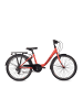 S'COOL Kinderfahrrad - chiX 24 Zoll 6-Gang | ab 8 Jahre - Coral/Dark Red