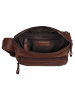 SPIKES & SPARROW Gürteltasche echt Leder in cognac
