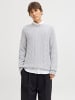 Jack & Jones Strickpullover in Light Grey Melange