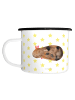 Mr. & Mrs. Panda Tasse Einhorn Meerschweinchen ohne Spruch in Weiß