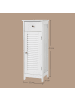 VASAGLE Badschrank in Weiß - (B)30 x (H)87 x (T)32 cm