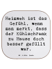 Mr. & Mrs. Panda Tisch-Untersetzer Spruch Heimweh Kühlschrank mi... in Weiß