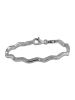 SilberDream 925 Sterling Silber Damen SilberDream Armbänder Welle ca. 18,5cm