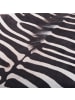 Pergamon Kunstfaser Teppich Zebra in schwarz