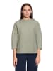 Betty Barclay Sweatshirt mit Stehkragen in Oil Green