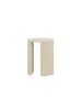 ebuy24 Beistelltisch Bristol Whitewash 40 x 40 cm