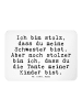 Mr. & Mrs. Panda Magnet Ich bin stolz, dass... mit Spruch in Weiß