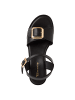 Tamaris Sandalette in BLACK LEATHER