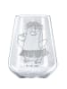 Mr. & Mrs. Panda weinglas graviert Pinguin Kokosnuss ohne Spruch in Transparent