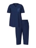 Ulla Popken Pyjama in nachtblau
