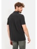 Camel Active Piqué Poloshirt aus zertifiziertem Organic Cotton in Schwarz