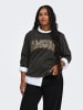 ONLY Carmakoma Sweatshirt in Black