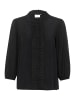 Kaffe Langarm-Bluse KAfreya Regular fit in Black Deep