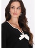 faina Damen Pullover in Schwarz Weiss