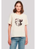 F4NT4STIC Tee Niedliches Goth Skelett Herz Seifenblasen in Whitesand