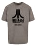 F4NT4STIC Oversize T-Shirt Atari Beijing Retro Arcade Games in Asphalt
