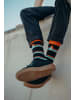 GreenBomb Socks Abstract Mountain in Schwarz