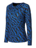Mart Visser Caitlin Print Top Schwarz / Kobalt