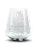 Mr. & Mrs. Panda Blümchentail Glas Capybara Wein mit Spruch in Transparent