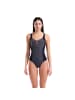 Arena einteiler Control Pro Back Solid  in Schwarz