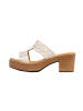 Divine Factory Pantoletten zum Reinschlüpfen Beige