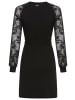 Laura Scott Spitzenkleid in schwarz