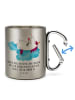 Mr. & Mrs. Panda Kaffeebecher Einhorn Verliebt mit Spruch in Silber