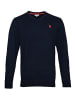 U.S. Polo Assn. Pullover 'V-neck' in dunkelblau