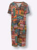 Heine Jersey-Kleid in terra-rot-bedruckt