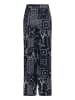 SAINT TROPEZ Casual Hose StephanieSZ Lockere Passform in NightSky Paisley Mosaic