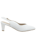 Caprice Slingpump in weiss