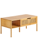 Beliani Couchtisch SURREY in Naturfarben - (W) 99 x (H) 43 x (L) 48 cm