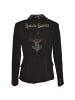 Roberto Geissini Lilie Ornament Blazer Schwarz