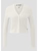 QS Strickjacke in 0200_ecru