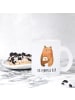Mr. & Mrs. Panda Tasse Bär Vermissen mit Spruch in Transparent