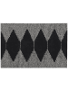 Beliani Kurzflor BATHINDA in Schwarz/Weiß - (W) 160 x (H) 1 x (L) 230 cm