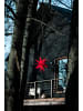 Sterntaler Dekostern | Weihnachtsstern | 18-Zacker | Faltstern | Kunststoff | Rot