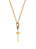 Elli Halskette 585 Gelbgold Kreuz in Gold