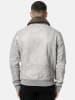 Tazzio Lederjacke "A801" - in Grau