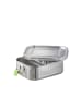 APS Lunchbox 0,8 Liter in Edelstahl 18,5 x 13,5 cm, H: 6,5 cm 